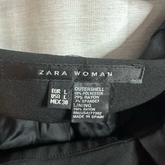 ZARA WOMAN BLACK PROFESSIONAL DRESS - Picture 3 of 3